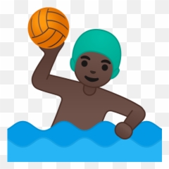 Dark Skin - Waterpolo Emoji,Water Polo Emoji
