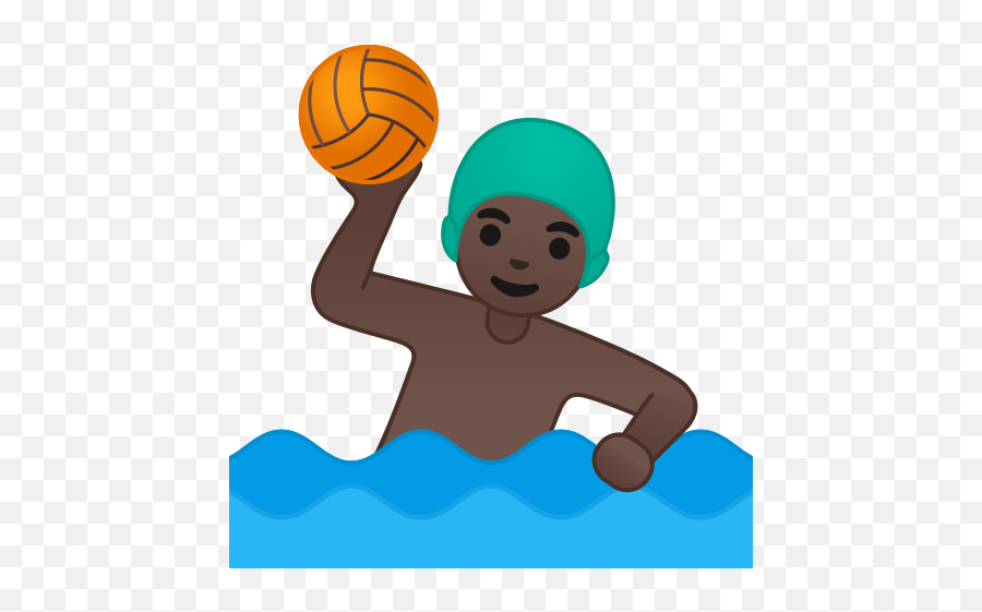 Dark Skin - Waterpolo Emoji,Water Polo Emoji