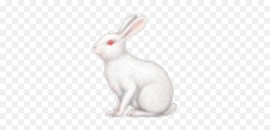 Rabbit Emoji - White Rabbit Emoji,Emoji Rabbit