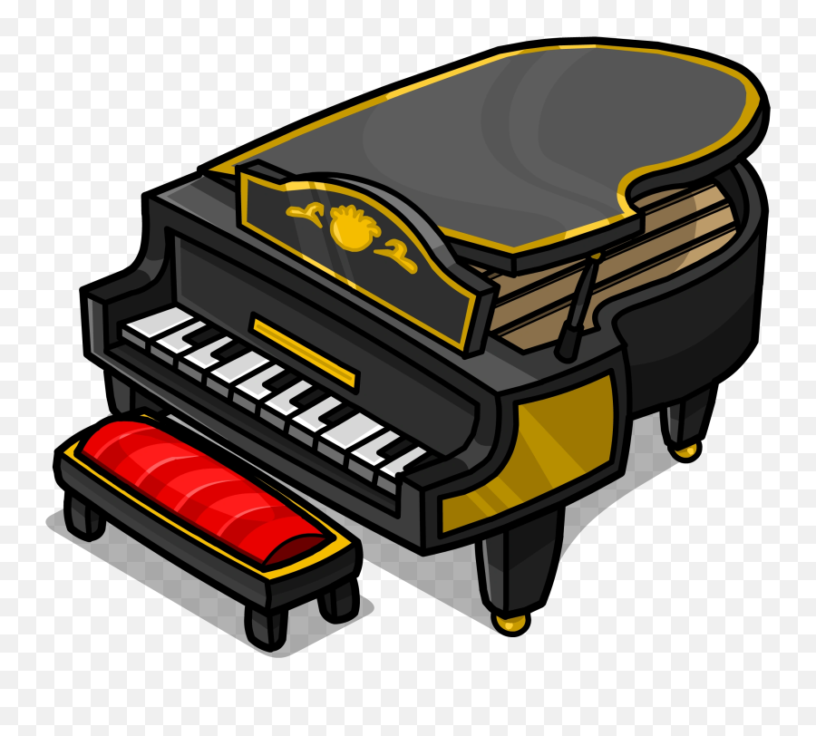 Grand Piano - Club Penguin Piano Emoji,Piano Emoji Png