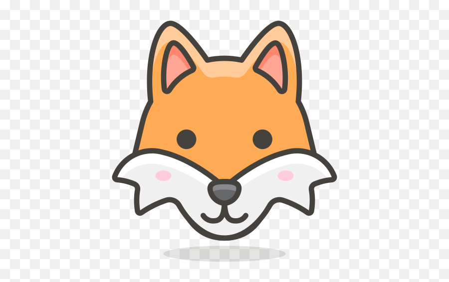 Fox Face Free Icon Of 780 Free Vector Emoji - Fox Face Cartoon Png,Fox Emoji
