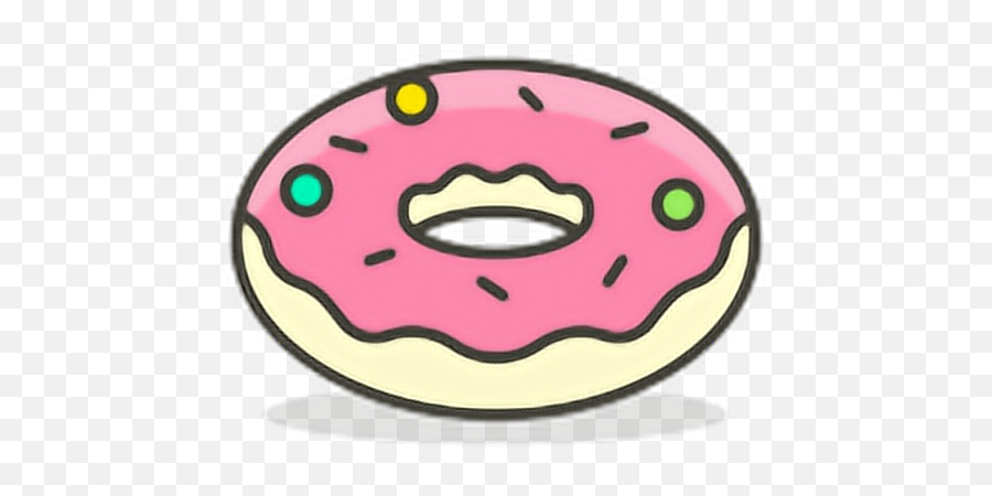 Icon Icons Food Rosquinha Emoji Foods Summer Pink Donut - Doughnut,Jelly Emoji
