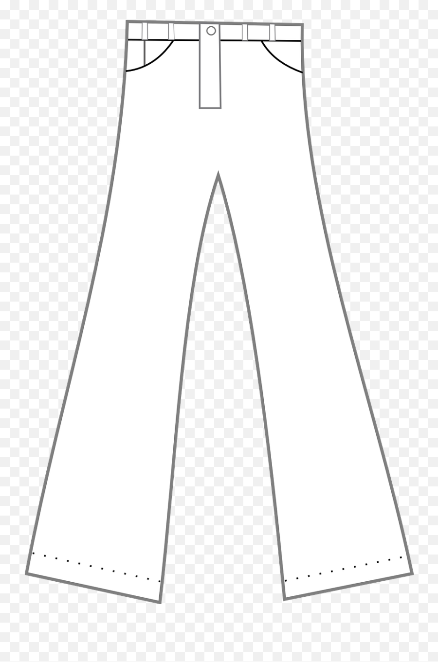 Pants Jeans Trousers Breeches Slacks - Animasi Celana Hitam Putih Emoji,Emoji Shirt And Pants