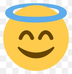 Twemoji 1f607 - Angel Emoji Png,Emojis