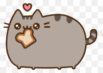 Pusheen 3 Stickers For Whatsapp - Cat Toast Emoji