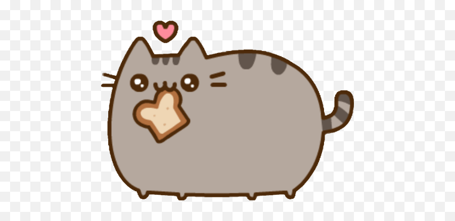 Pusheen 3 Stickers For Whatsapp - Pusheen Cat Toast Emoji,Pusheen The Cat Emoji