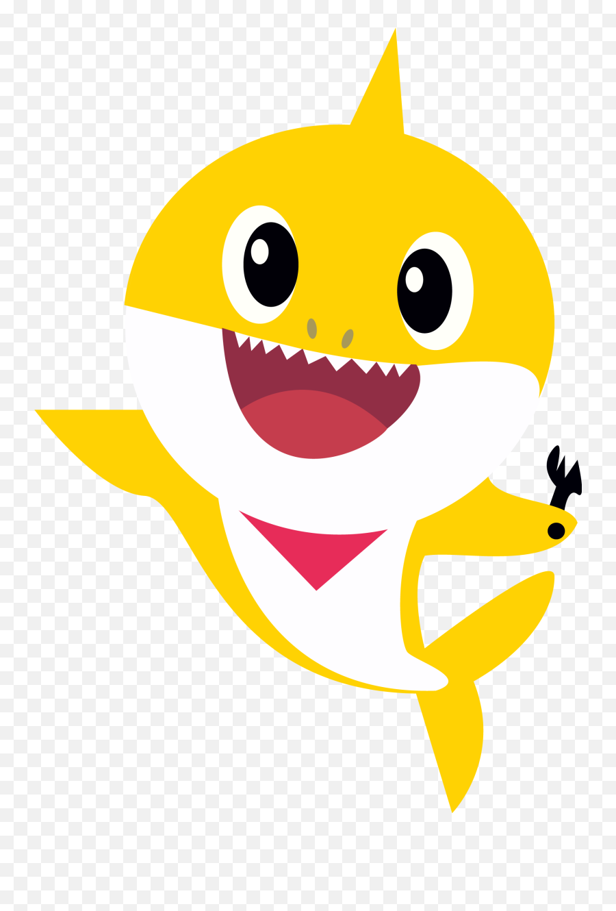 Baby Shark Png - Pinkfong Baby Shark Yellow Emoji,Emoticon Movie
