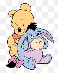 Clipart Baby Eeyore - Baby Winnie The Pooh And Eeyore Emoji,Eeyore Emoji