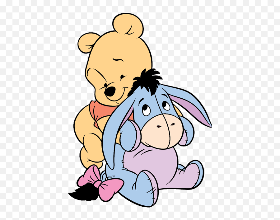 Clipart Baby Eeyore - Baby Winnie The Pooh And Eeyore Emoji,Eeyore Emoji