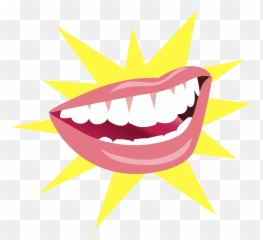 Mouth With Teeth Clipart - Png Emoji