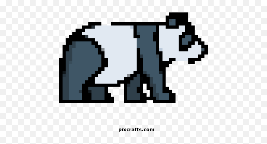 Panda - Printable Pixel Art Illustration Emoji,Panda Emoticon Text
