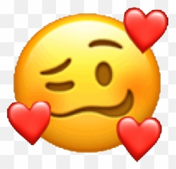 Mixed Woozy In Weird Sticker - Emoji Heart Face Png
