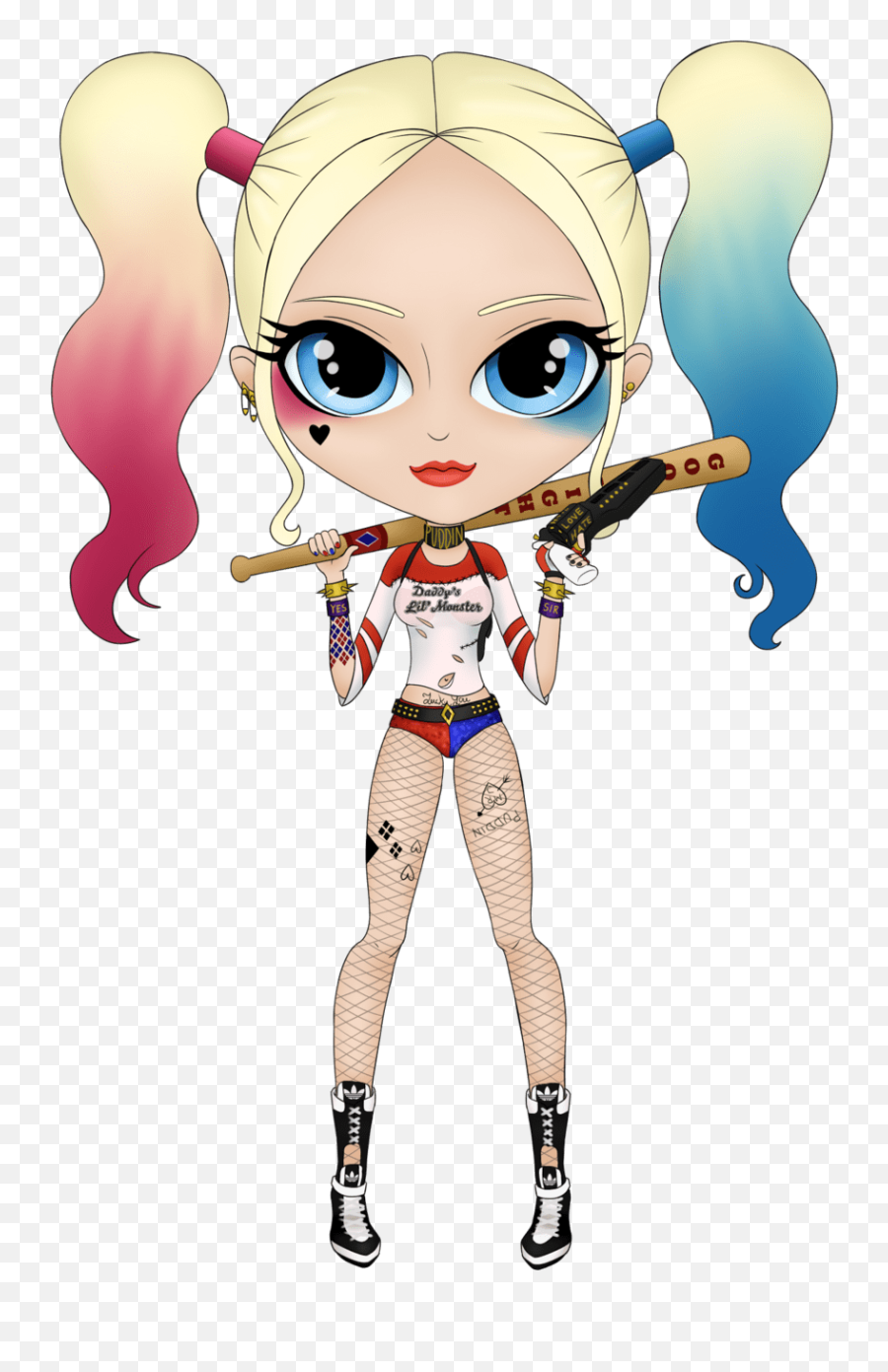 Good Smile Suicide Squad Harley Quinn - Anime Harley Quinn Drawing Easy Emoji,Harley Quinn Emoji