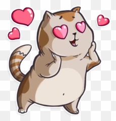 Cat - Stickers Whatsapp Gato En Tina Emoji,Groundhog Emoji