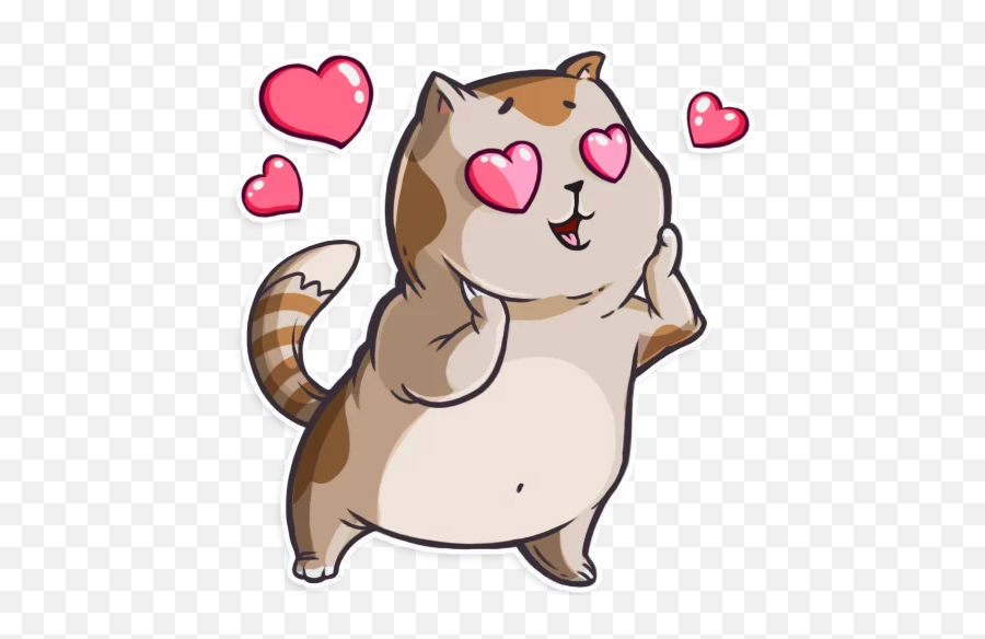 Cat - Stickers Whatsapp Gato En Tina Emoji,Groundhog Emoji