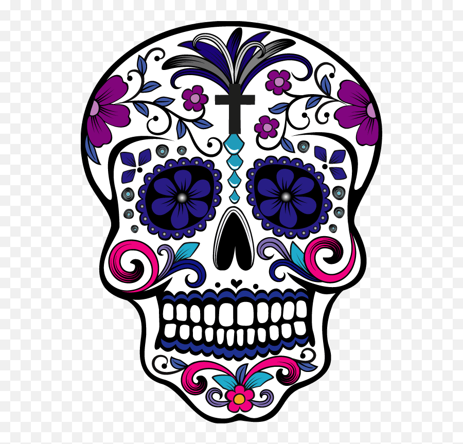 I Will Sugar Skull And Tshirt Design - Day Of The Dead Skull Emoji,Sugar Skull Emoji