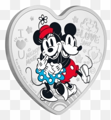 Ultimate Couple 1oz Silver Coin - Minnie Mouse Emoji,Coins Emoji