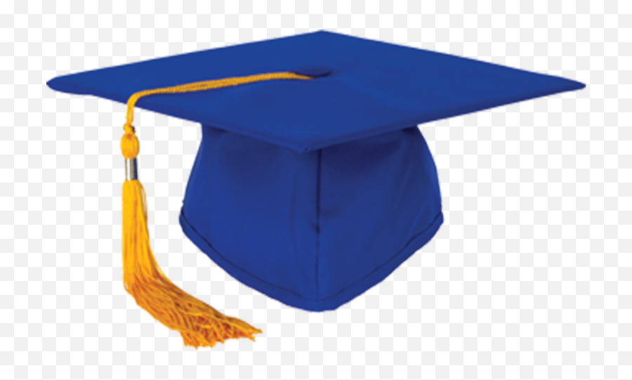 Square Academic Cap Graduation Ceremony Hat Blue - Blue Graduation Hat Png Emoji,Graduation Hat Emoji