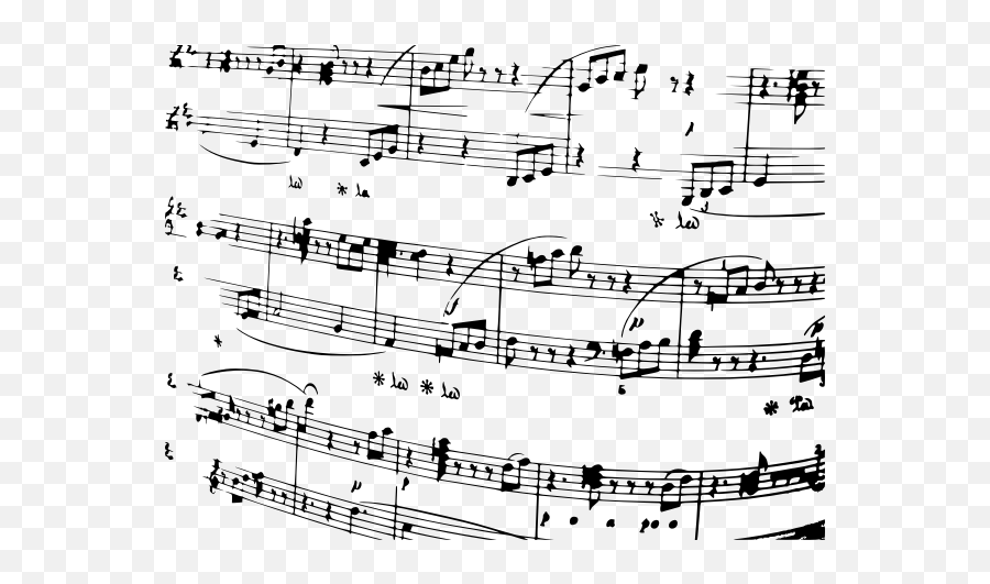 Musical Script - Music Notes Background Free Emoji,Music Note Emojis