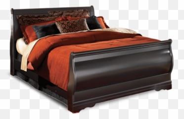 Bed With Red Cover - Sleigh Emoji