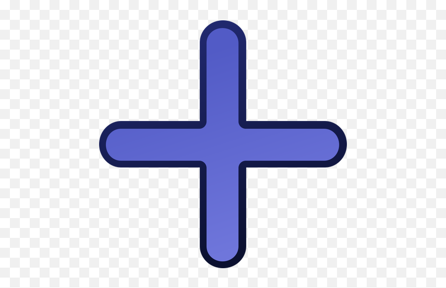 Christian Cross Vector Clip Art - Plus Sign Clipart Emoji,Inverted Cross Emoji