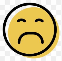Sad Face Emoticon Emotion Feelings Icon - Happy Png Emoji