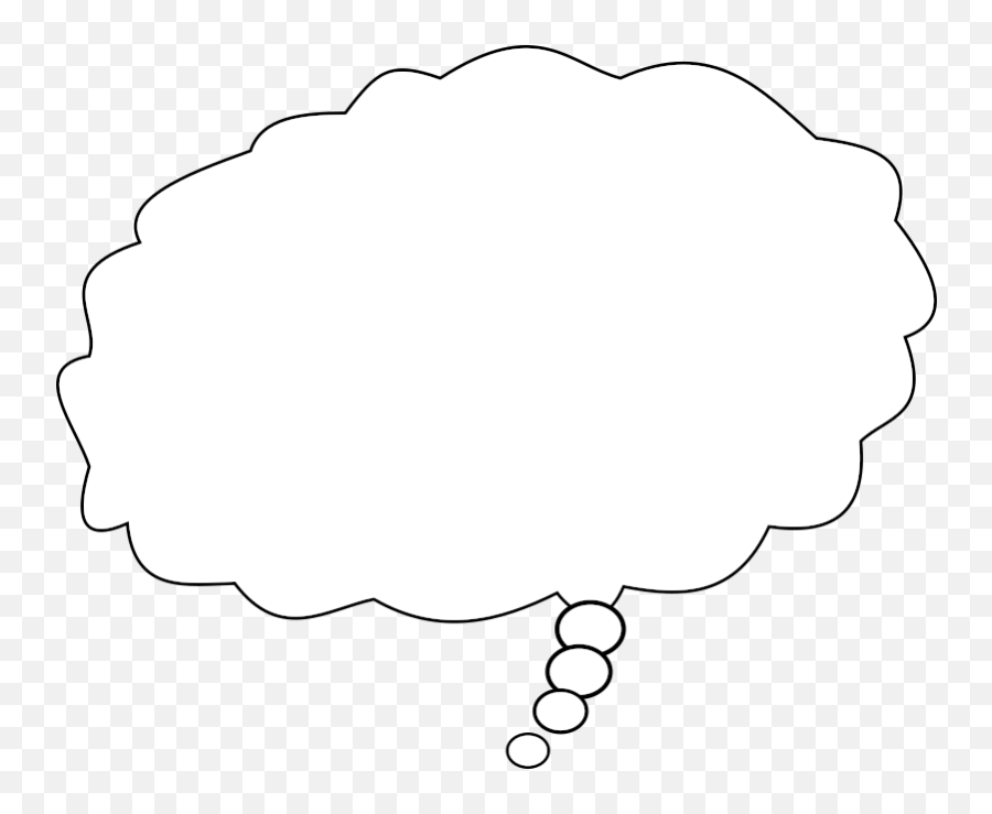 Dream Bubble Png Images Collection For Free Download - Thought Bubble Icon White Emoji,Speech Bubble Emoji