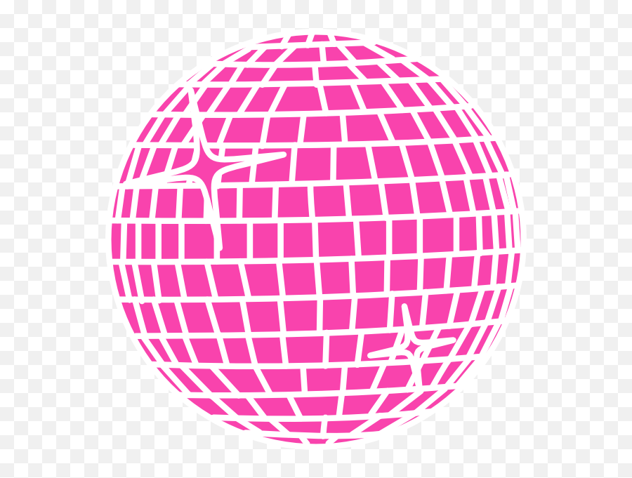 Disco Clipart Pink Disco Pink Transparent Free For Download - Disco Ball Silhouette Png Emoji,Disco Ball Emoji