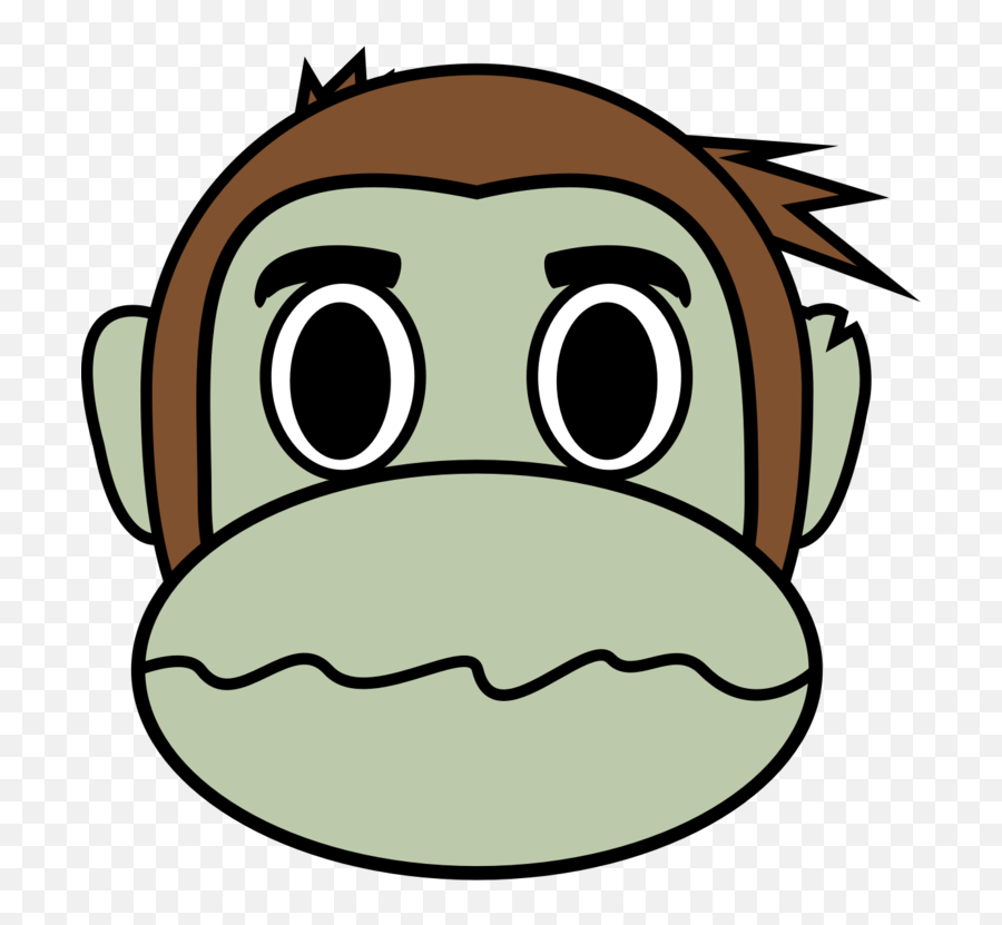 Head Eye Face Png Clipart Emoji,Monkey Emoji