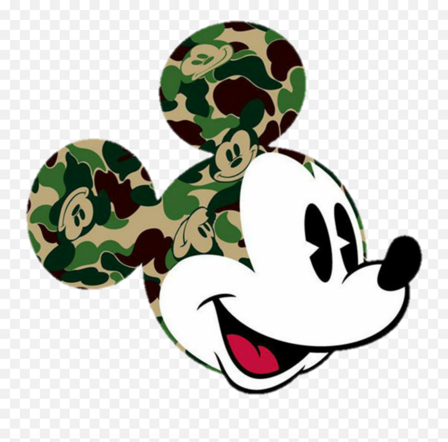 Mickey Mouse - Bathing Ape Mickey Mouse Emoji,Mickey Mouse Emoticon