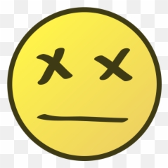 Sert - Dead Smiley Face Transparent Png Emoji,Emoticons