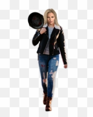 Frying Pan Woman Weapon - Girl Emoji,Leather Jacket Emoji
