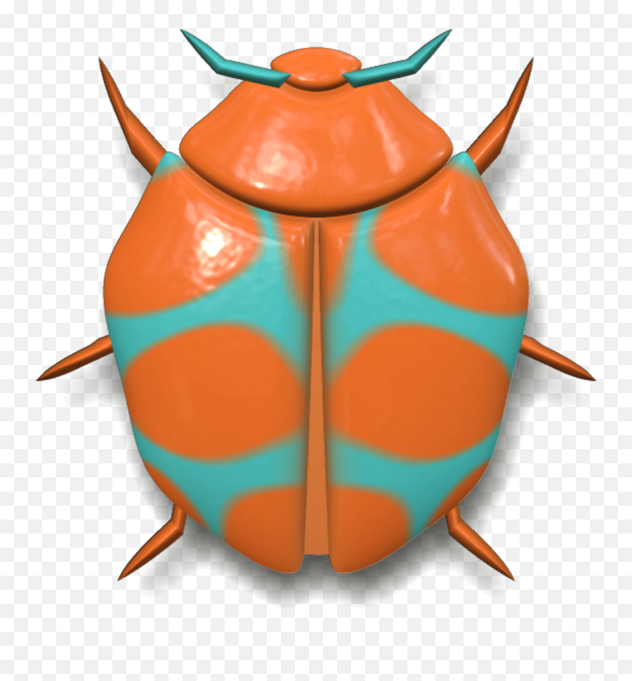 Transparent Bugs Orange Transparent - Beetle Emoji,Bed Bug Emoji