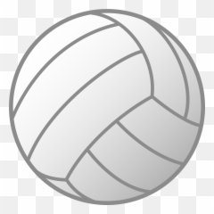Volley Ball Clip Art Volleyball - Transparent Background Emoji
