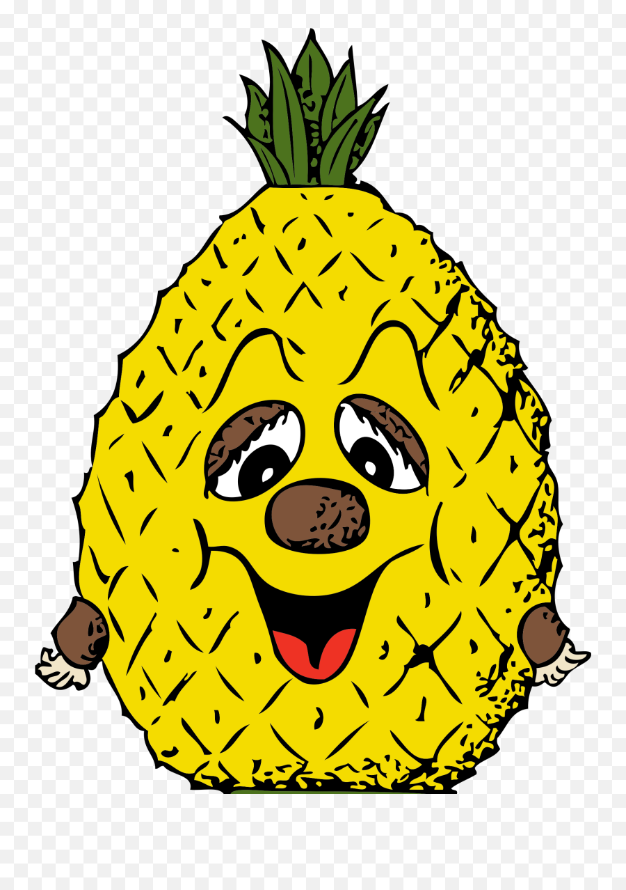 Pineapple Clip Art 4 Clipartbold - Cartoon Pineapple Emoji,Pineapple Emoji Png