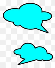 Kostenlose Sprechblase Blase - Cloud Callout Clipart Png Emoji