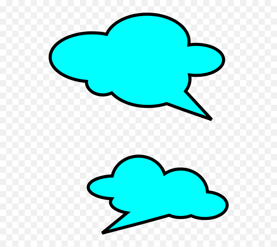 Kostenlose Sprechblase Blase - Cloud Callout Clipart Png Emoji,Yahoo Messenger Emoticons Download