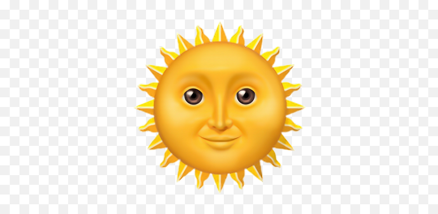 Sun Emojis Emoji Emoticons Emoticon - Sun Emoji Iphone,Sun Emoji