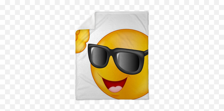 Smiling Emoticon Wearing Sunglasses - Perfekt Smiley Emoji,Sunglasses Emoticon