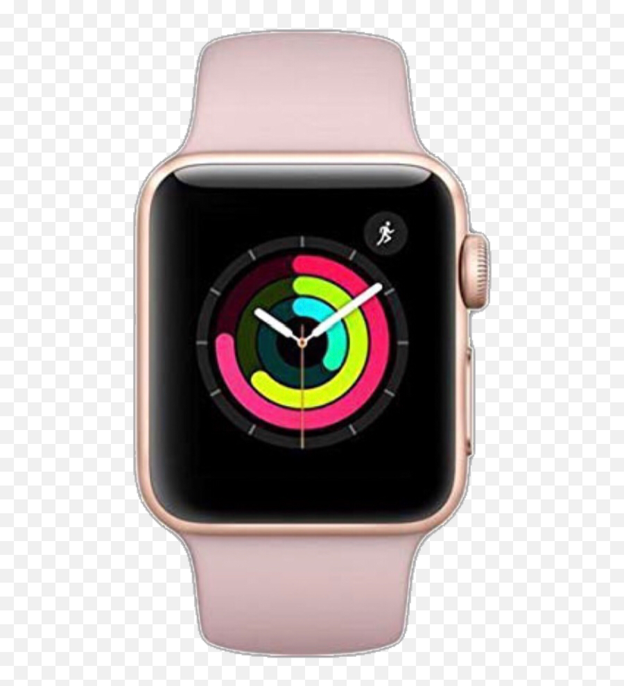 Apple Watch Iphone Iwatch Applewatch Freetoedit - Apple Watch Series 3 42mm Rose Gold Emoji,Emoji Watch