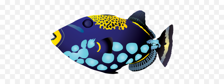 Fish Vector Pack - Trigger Fish Clip Art Emoji,Emoji Vector Pack