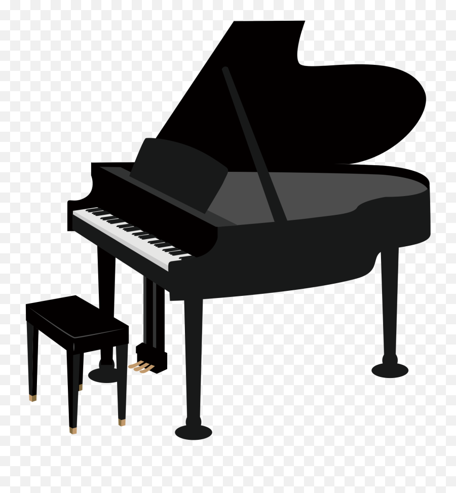 Piano Drawing Clipart - Transparent Background Piano Clipart Emoji,Emoji Man And Piano