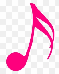 Pink Musical Notes - Pink Musical Note Png Emoji,Single Music Note Emoji