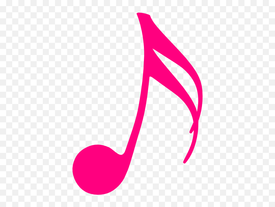 Pink Musical Notes - Pink Musical Note Png Emoji,Single Music Note Emoji