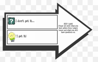 Exit Cards Clipart - For Math Emoji