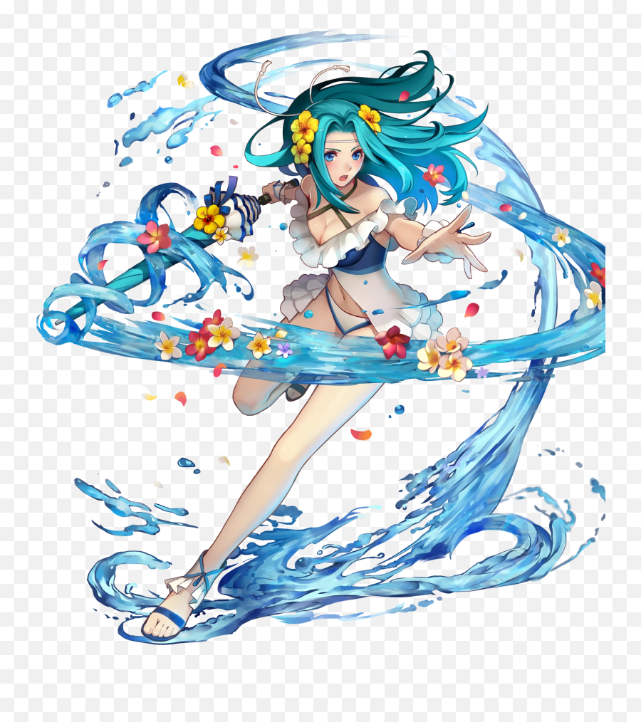 Summer Refreshes Artwork - Fiora Fe Heroes Emoji,Mjolnir Emoji