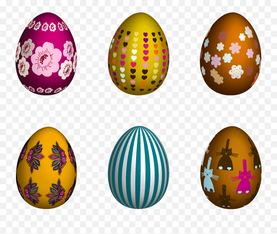 Easter Bunny Easter Egg - Easter Eggs Png Download 2244 Easter Eggs Emoji,Emoji Easter Eggs