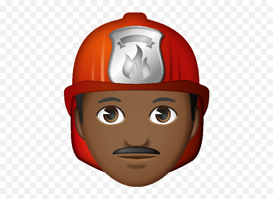 Emoji - Cartoon,Firefighter Emoji