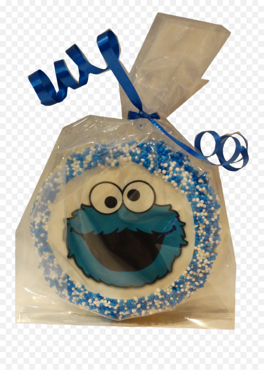 Cookie Monster Sugar Cookies With Nonpareils - Cupcake Emoji,Cookie Monster Emoji