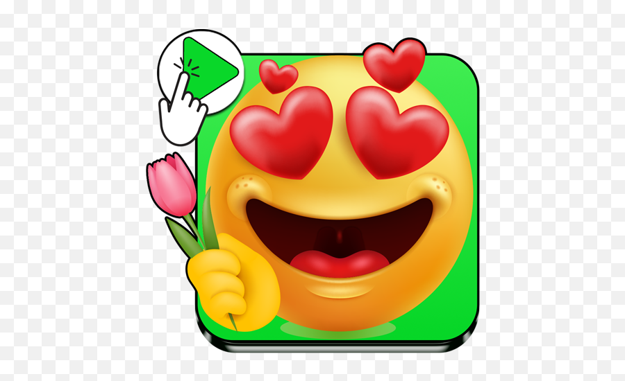 Animated Emojis Stickers For Whatsapp - Aplicacions A Google Happy,Boyfriend Emoji